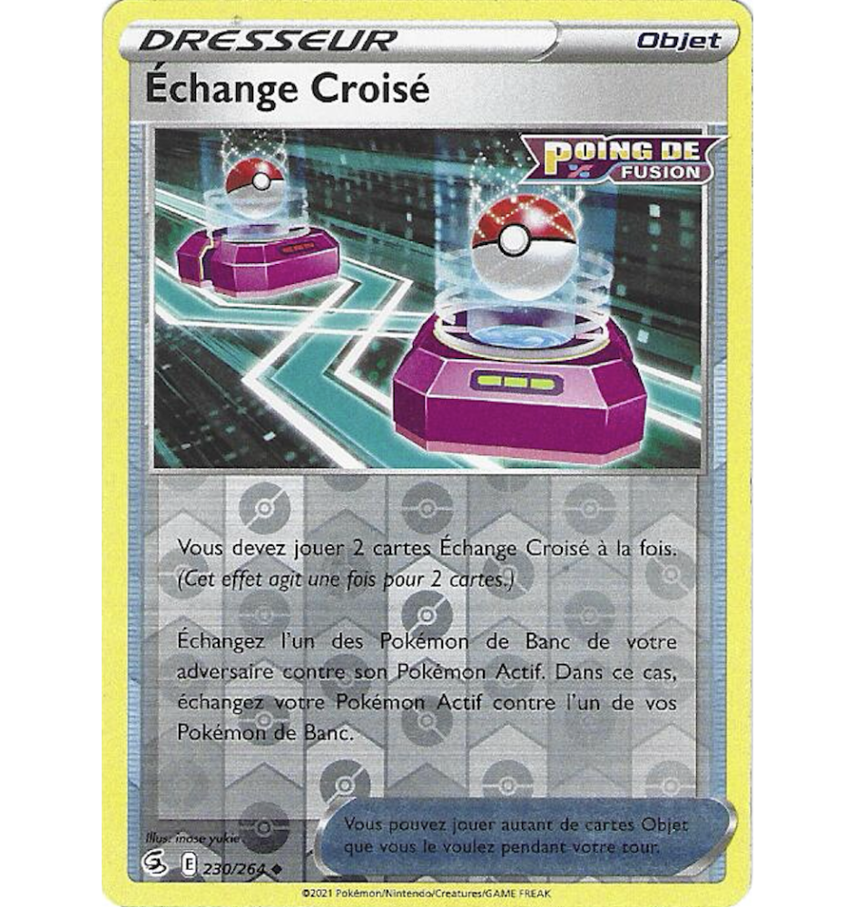 Dresseur Echange Croisé 230/264 Reverse