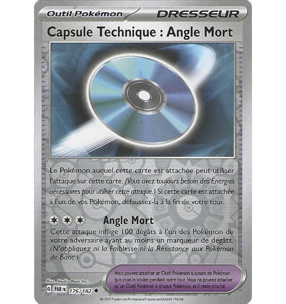 Dresseur Capsule Technique : Angle Mort 176/182 Reverse