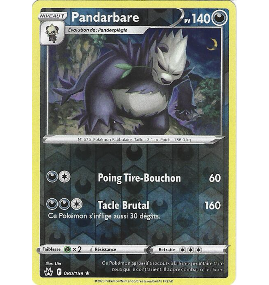 Pandarbare 080/159 Reverse