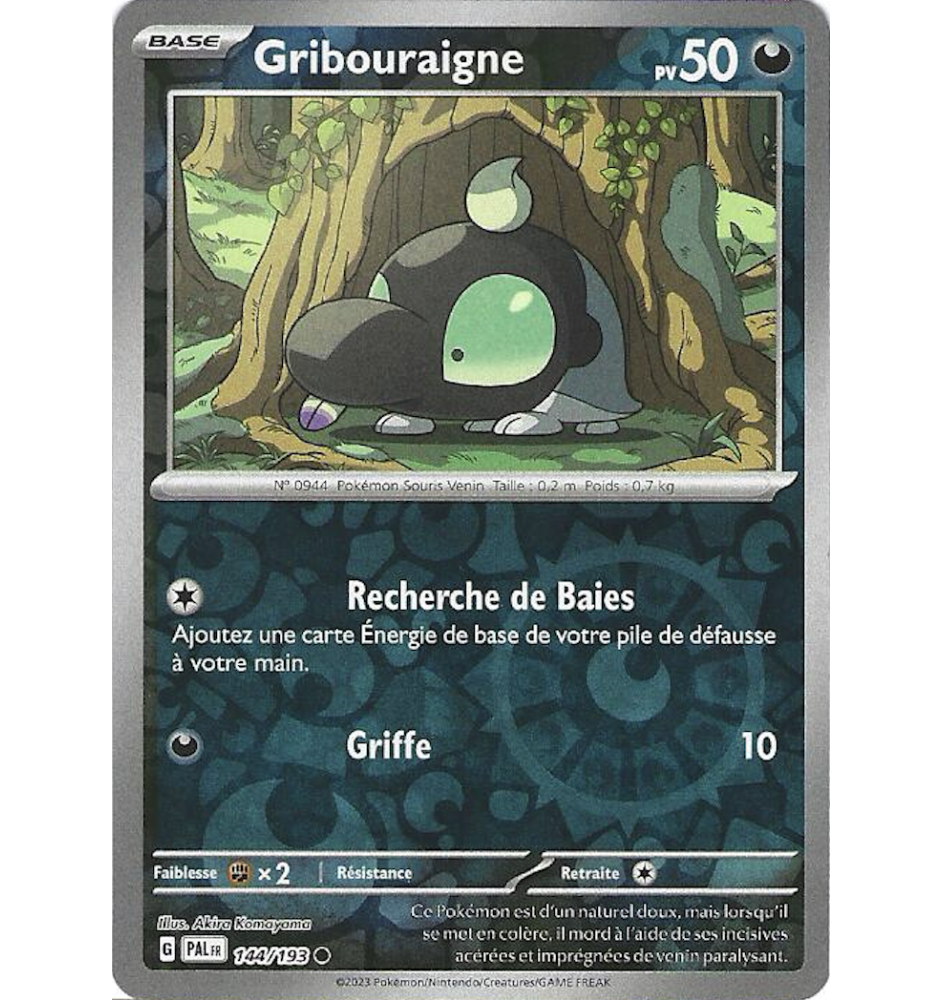 Gribouraigne 144/193 Reverse