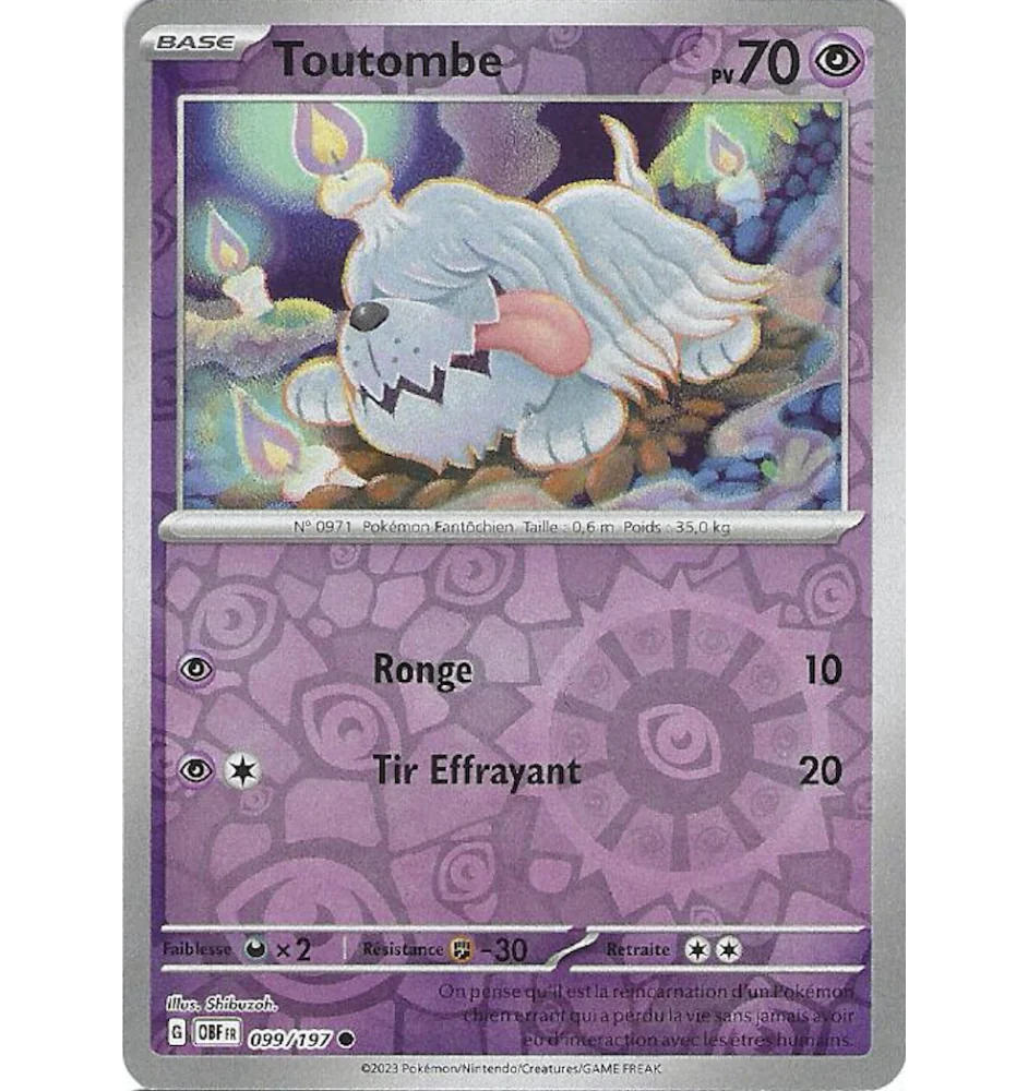 Toutombe 099/197 Reverse