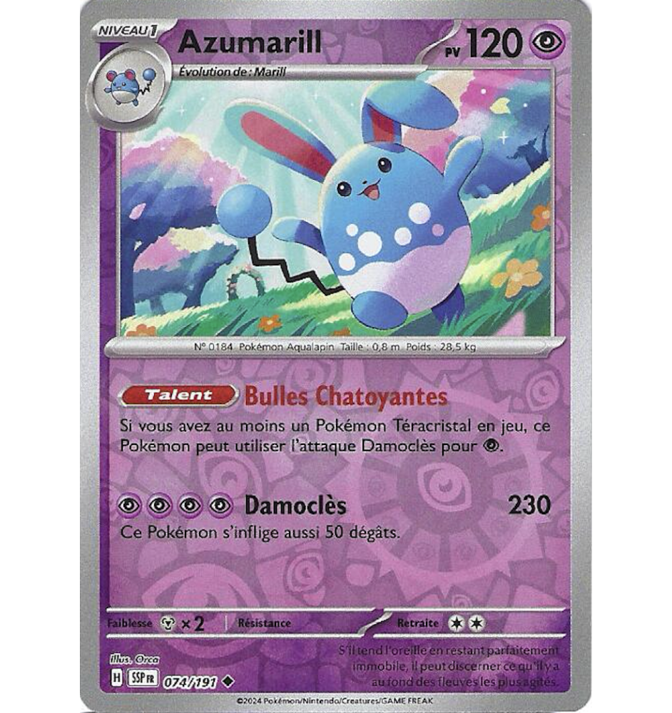 Azumarill 074/191 Reverse