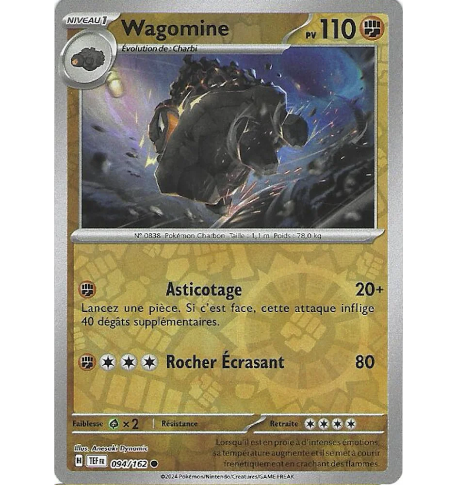 Wagomine 094/162 Reverse TEF Forces Temporelles