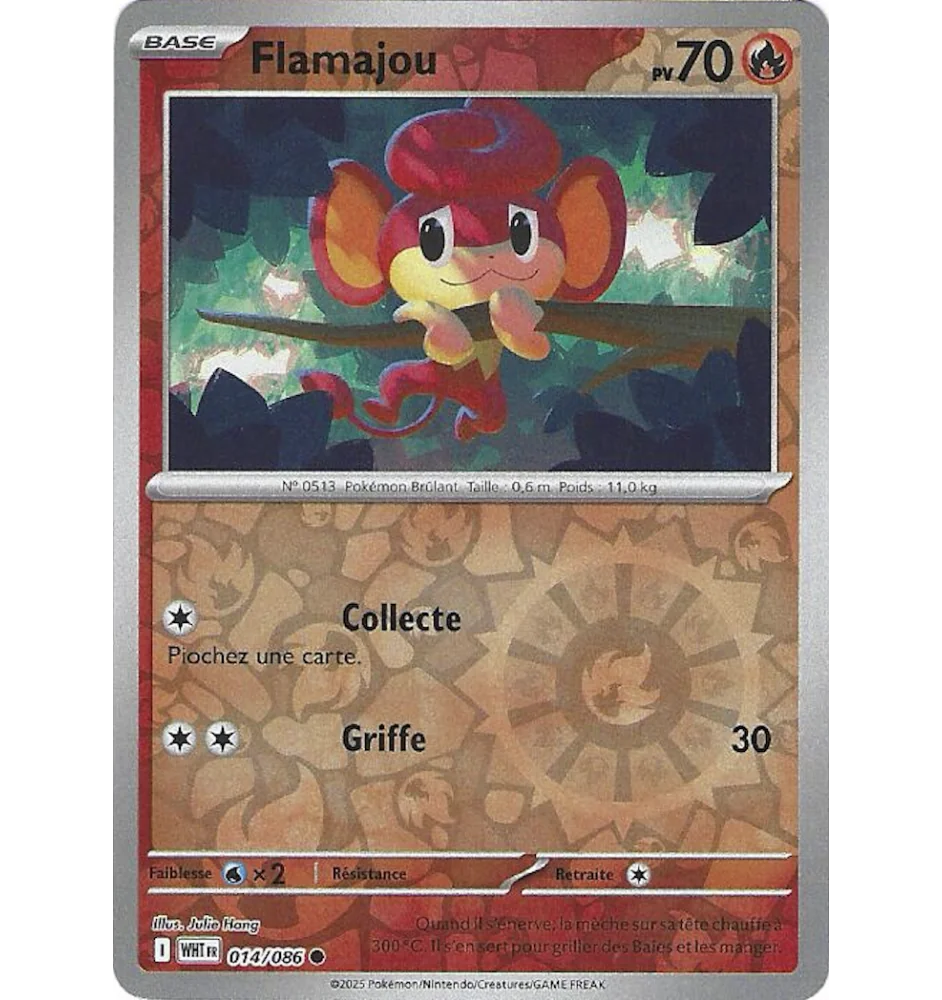 Flamajou 014/086 Reverse WHT Flamme Blanche