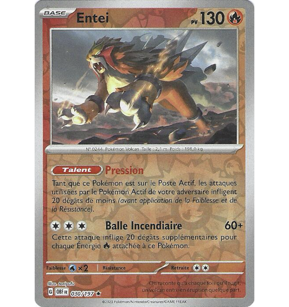 Entei 030/197 Reverse