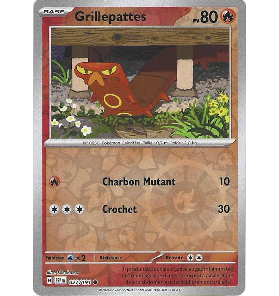 Grillepattes 027/191 Reverse SSP Etincelles Déferlantes