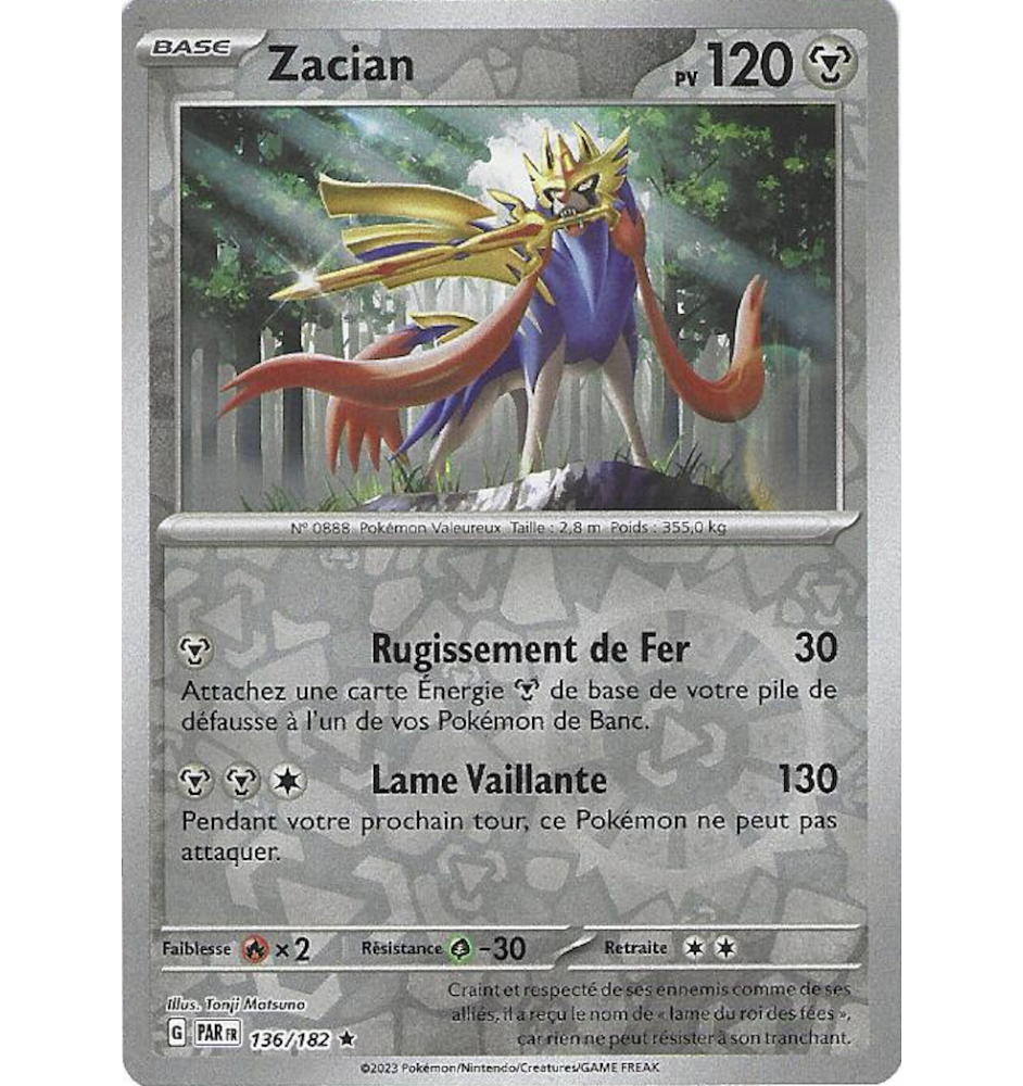 Zacian 136/182 Reverse