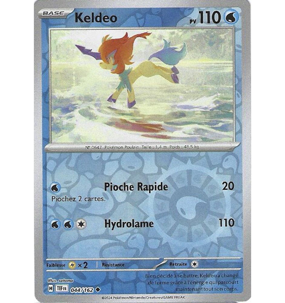 Keldeo 044/162 Reverse