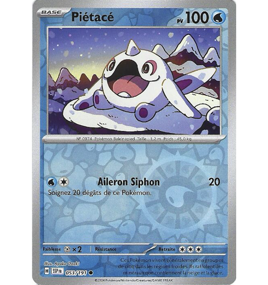 Piétacé 053/191 Reverse