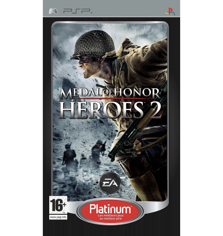 PSP Medal Of Honor Heroes 2 Plat Sn