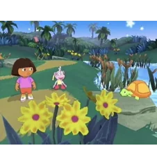 PS2 Dora Voyage Sur La Planete Violette sn
