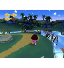 PS2 Dora Voyage Sur La Planete Violette sn