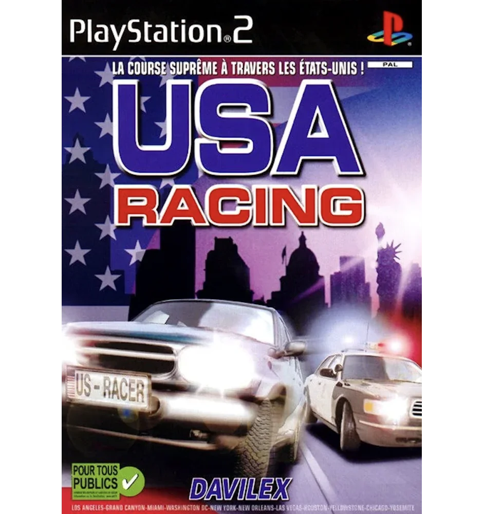 PS2 Usa Racing Cib