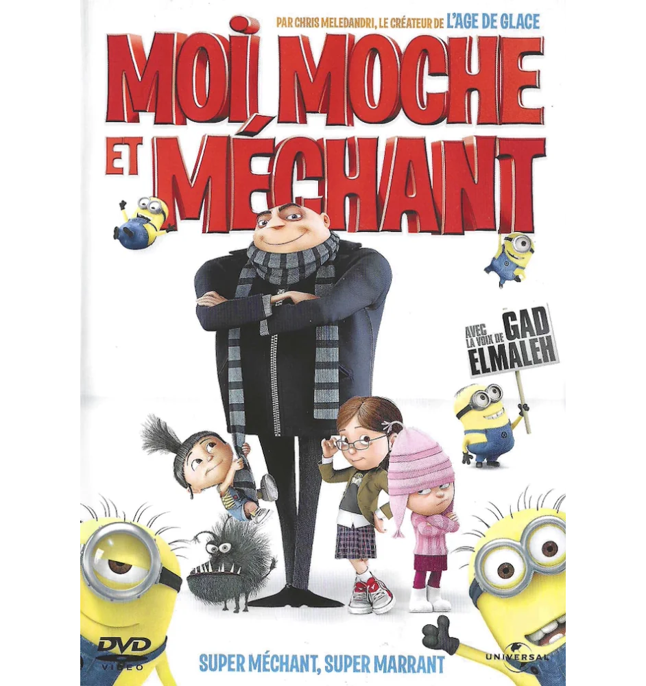 DVD Moi Moche Et Méchant