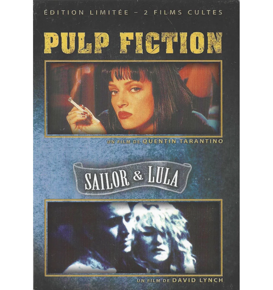 Coffret Double DVD Pulp Fiction Et Sailor & Lula