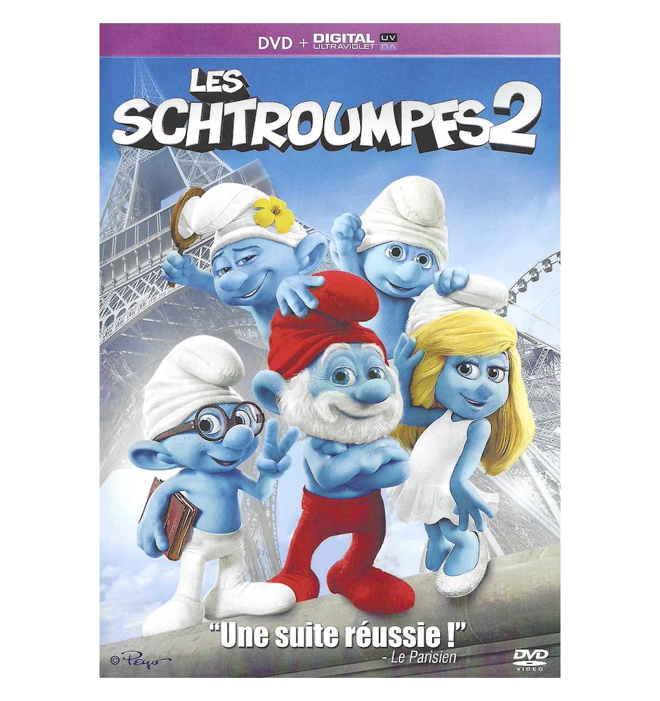 DVD Les Schtroumpfs 2