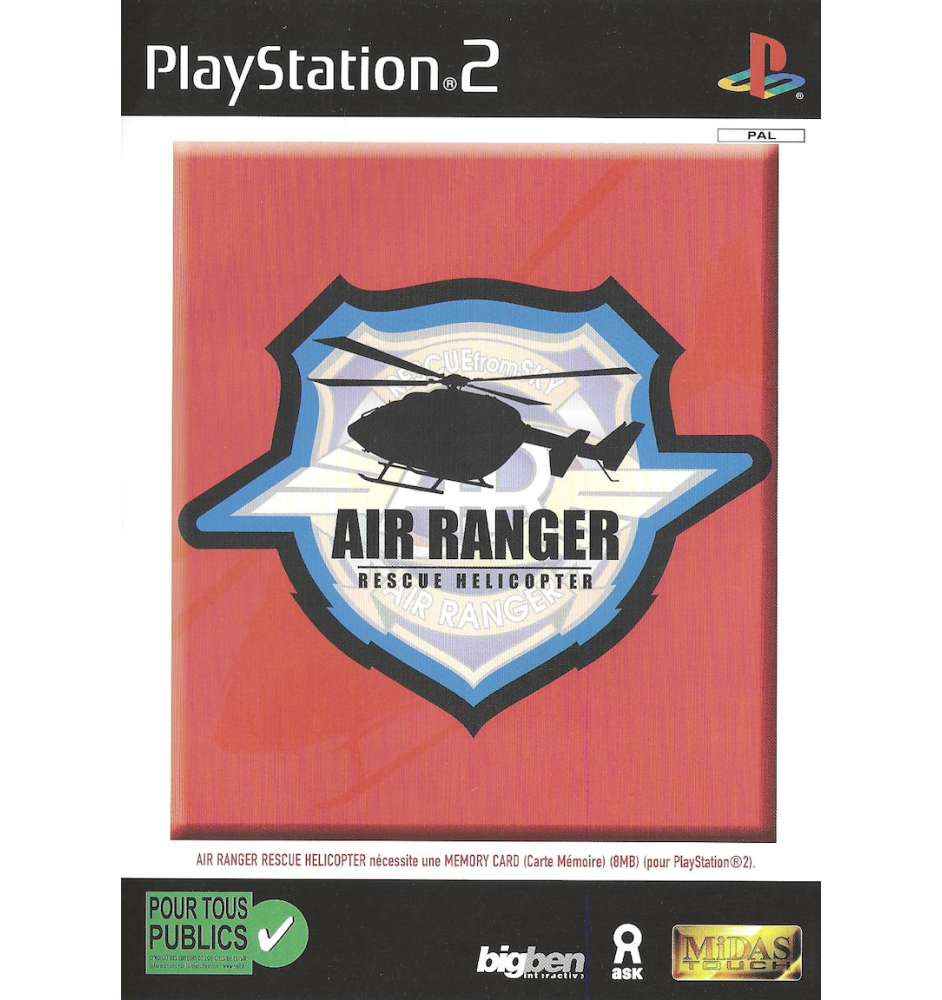 PS2 Air Ranger Rescue Cib