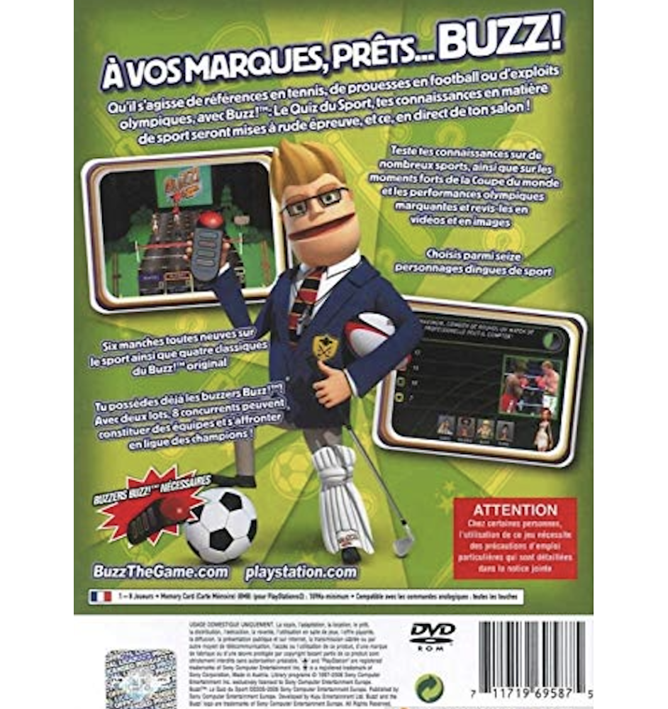 Jeu PS2 Buzz Junior Singes en Délire Playstation 2 Neuf