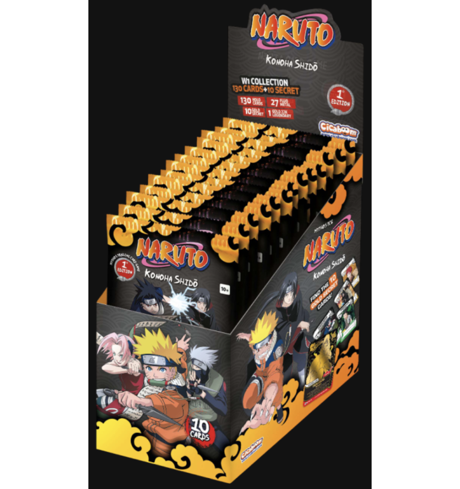 Naruto Mythos Display 1ère Edition Konoha Shido