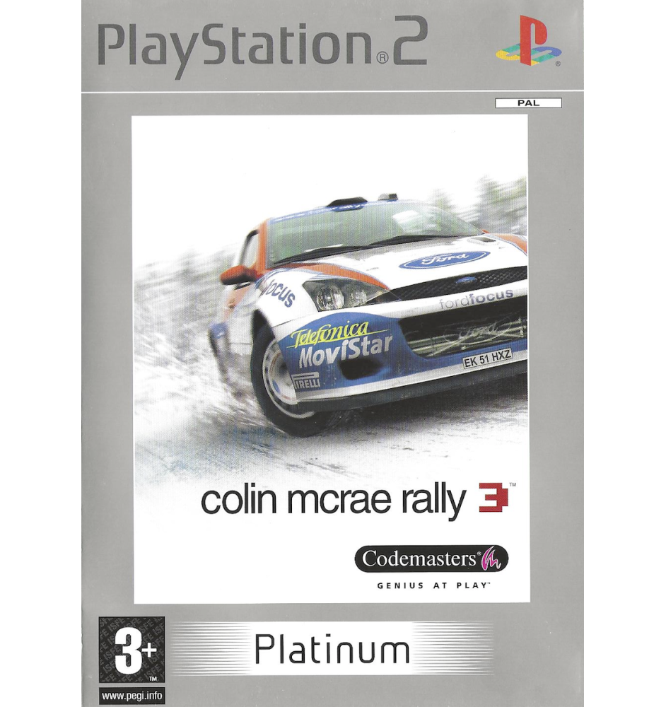 PS2 Colin Mcrae rally 3 plat cib