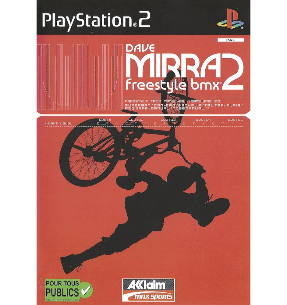 PS2 Dave Mirra Freestyle Bmx 2 Cib