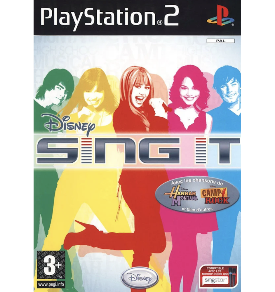 PS2 Disney sing it cib