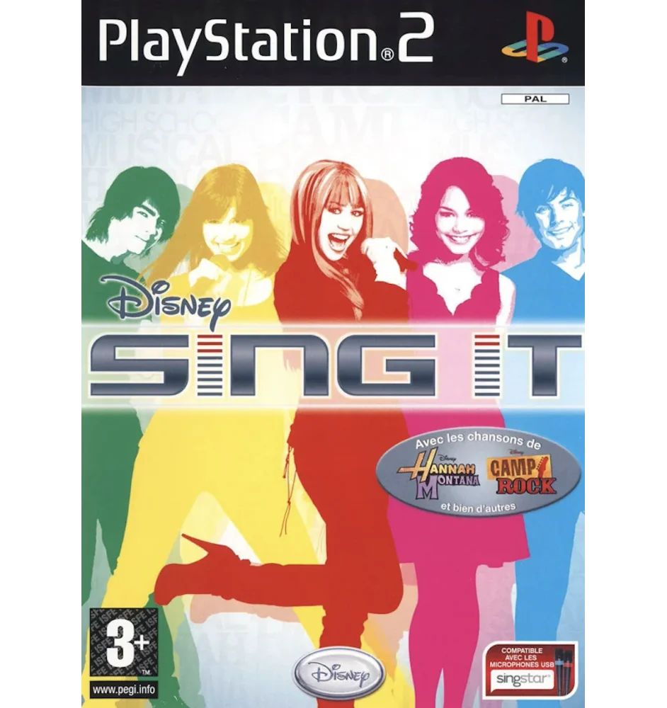 PS2 Disney sing it cib