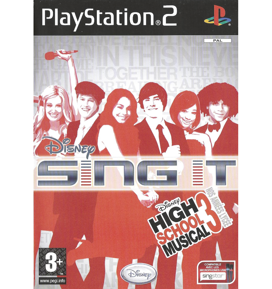 PS2 Disney sing it high school musical 3 cib