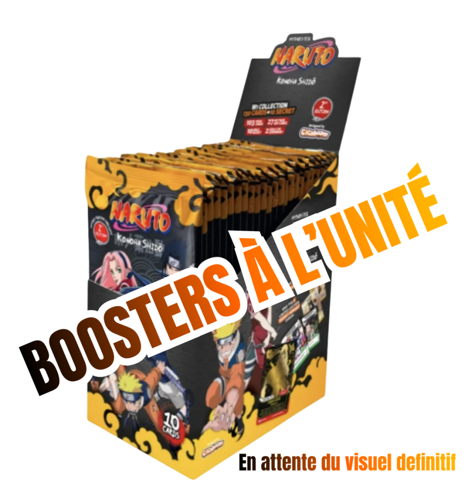Précommande Naruto Mythos Booster 2ème Edition Konoha Shido