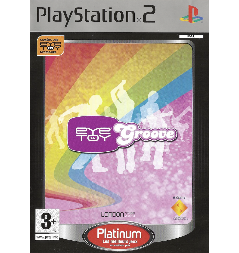 PS2 Eyetoy groove Plat cib