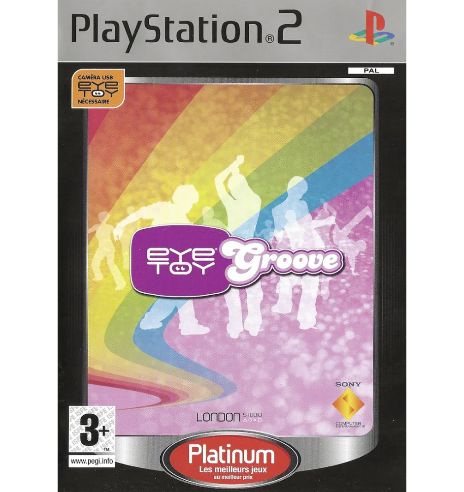 PS2 Eyetoy groove Plat cib
