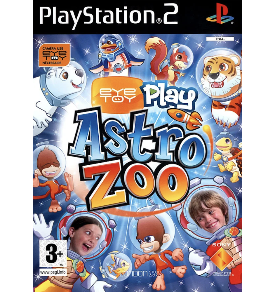 PS2 Eyetoy Play Astro Zoo Cib