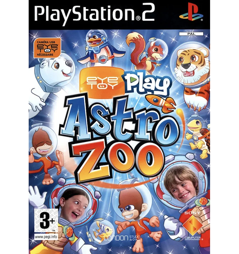 PS2 Eyetoy Play Astro Zoo Cib