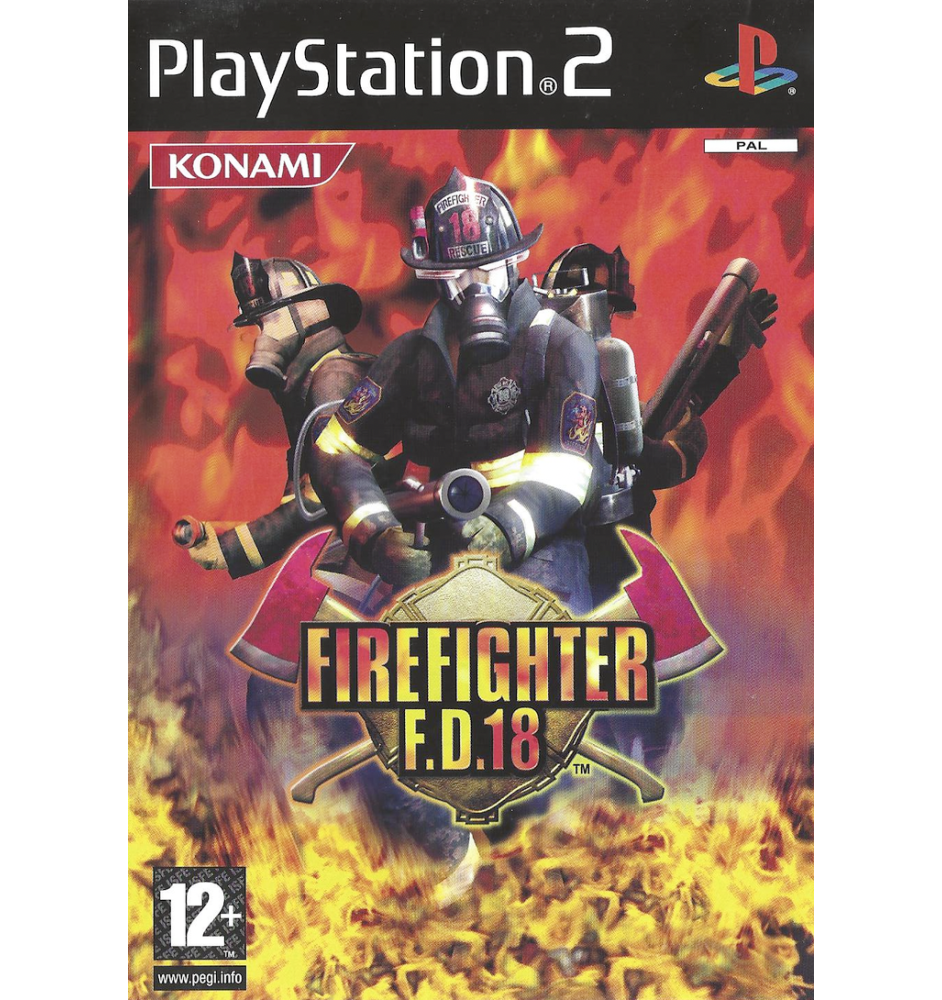 PS2 Firefighter F.D.18 Sn