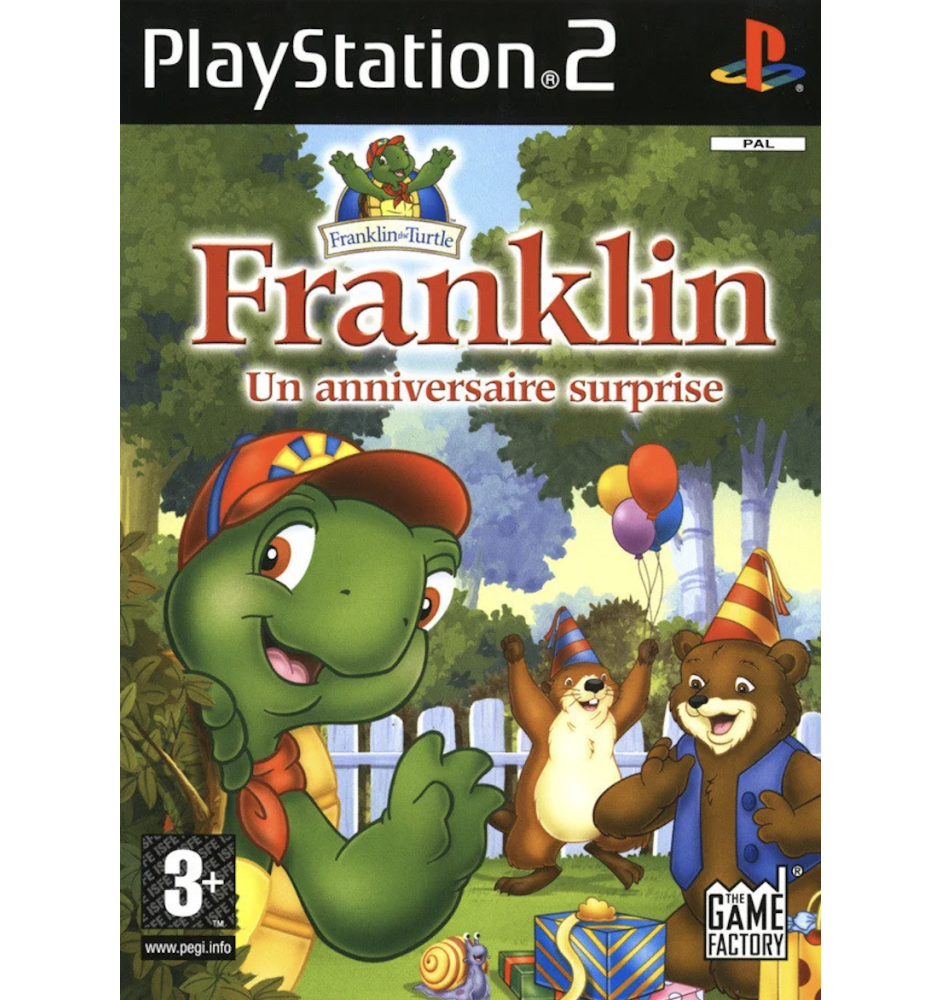 PS2 Franklin Un Anniversaire Surprise Cib