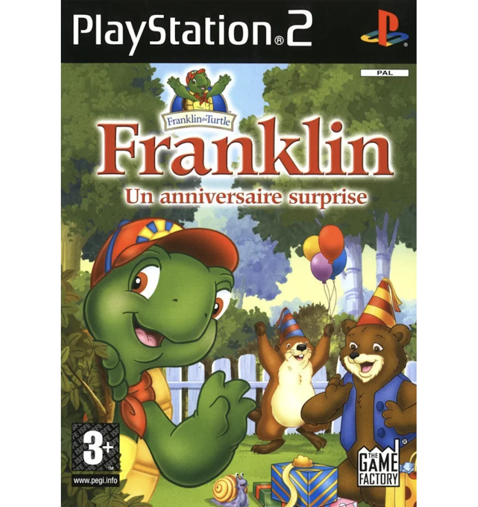 PS2 Franklin Un Anniversaire Surprise Cib