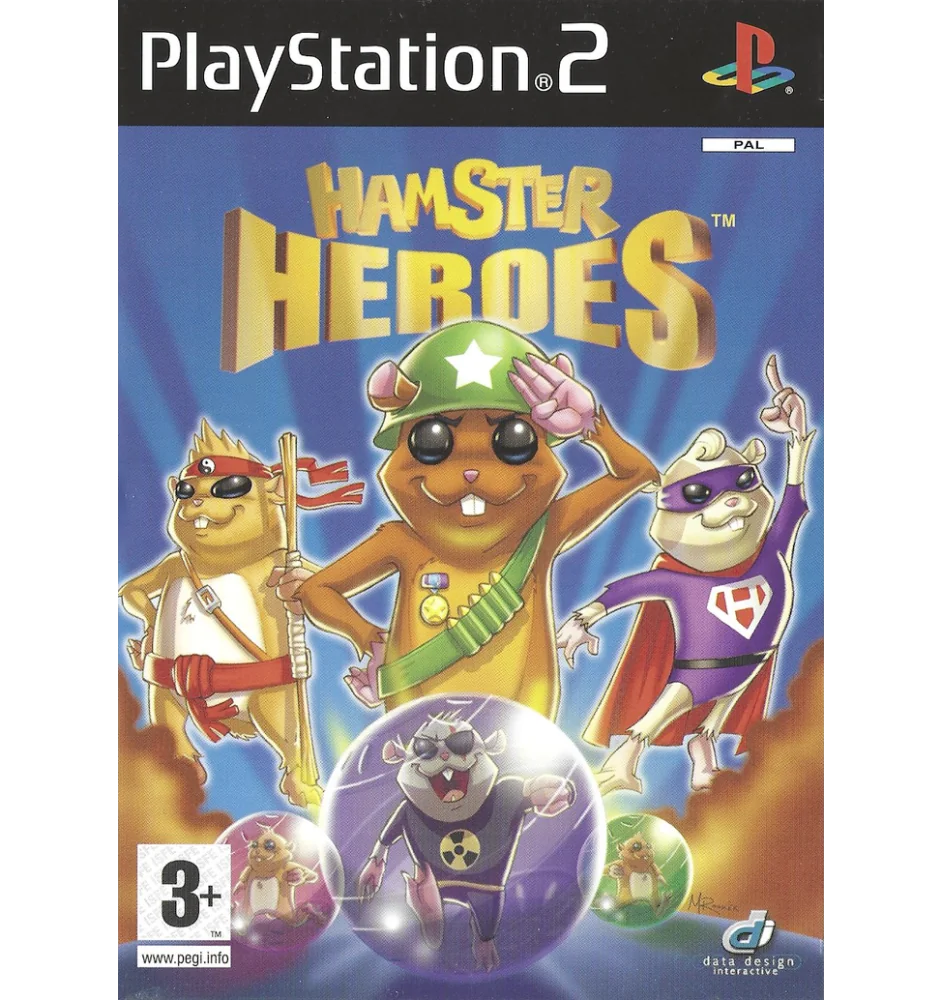 PS2 Hamster heroes cib