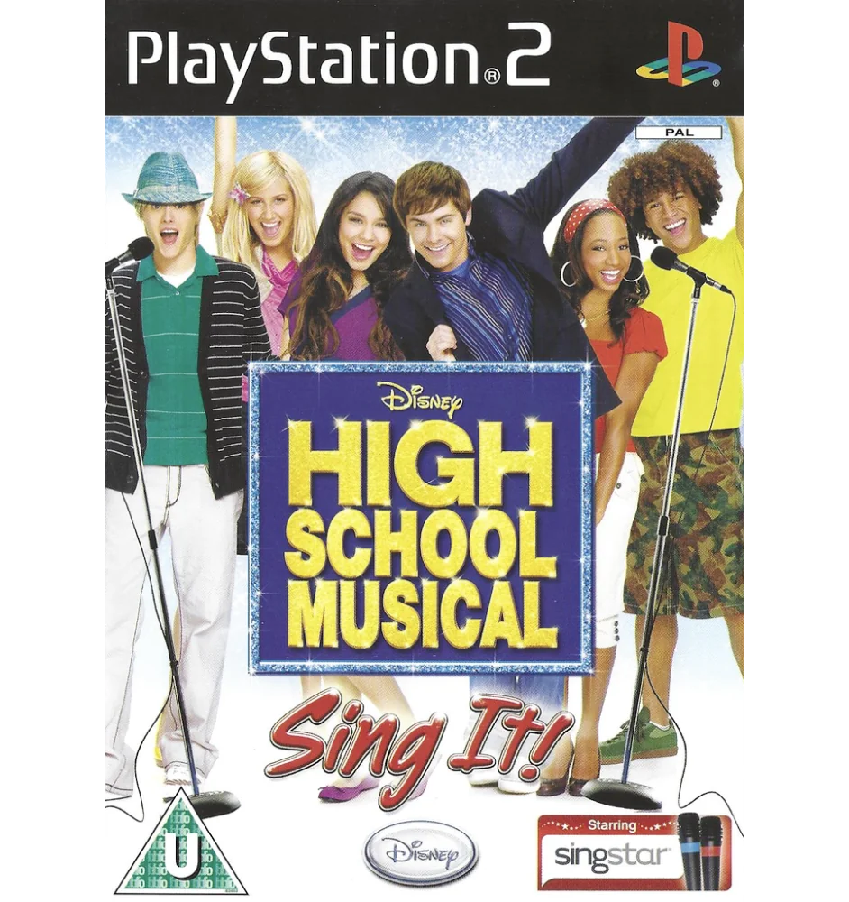PS2 High School Musical Sing It Neuf