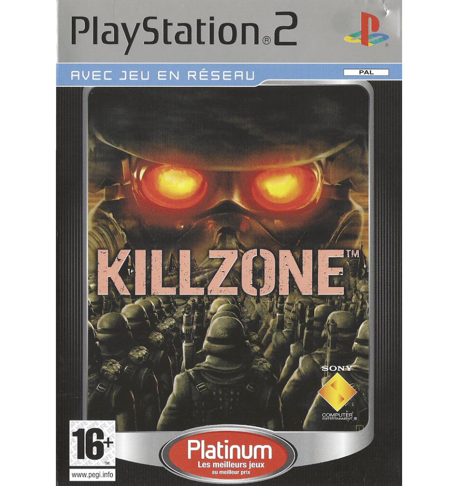 PS2 Killzone plat Sn