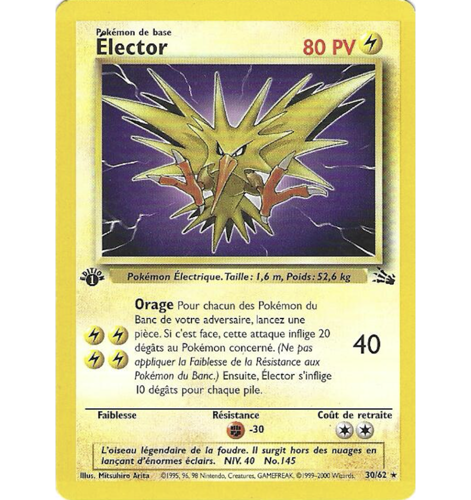 Elector 30/62 1ere Edition