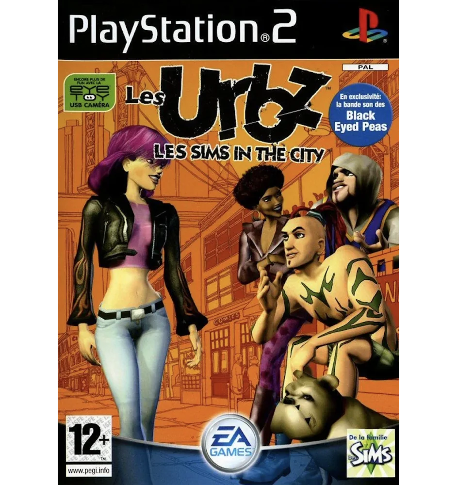 PS2 les urbz les sims in the city SN