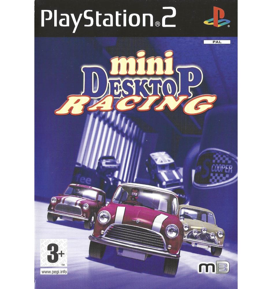 PS2 Mini Desktop Racing Cib