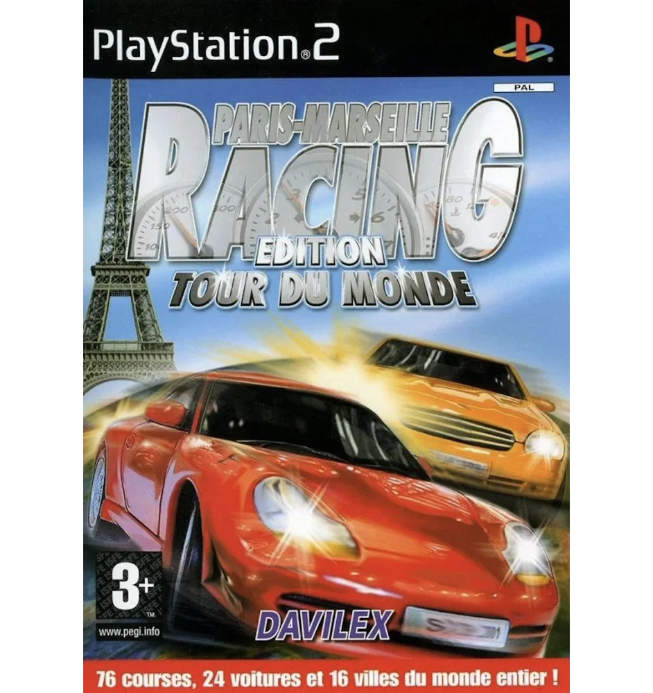 PS2 Paris-Marseille racing edition tour du monde sn