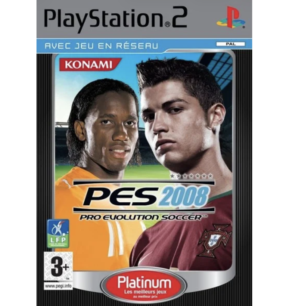 PS2 Pro Evolution Soccer 2008 plat cib