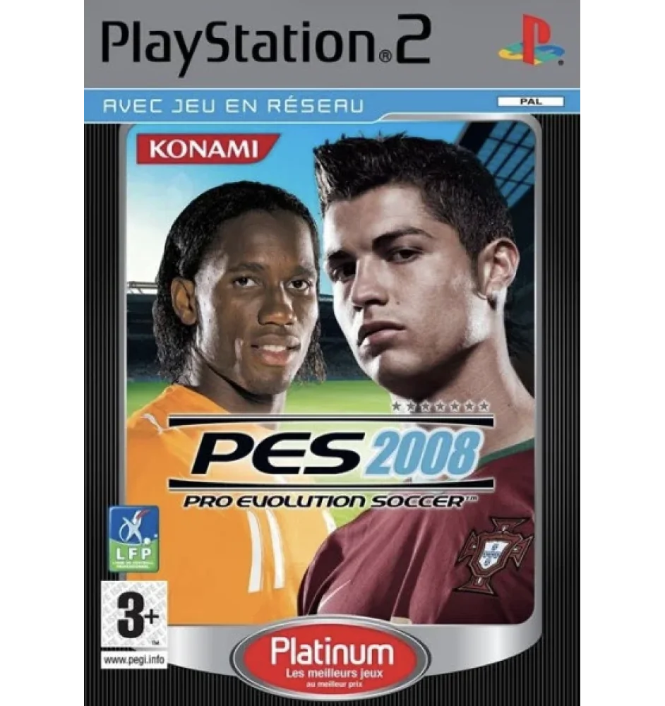 PS2 Pro Evolution Soccer 2008 plat cib