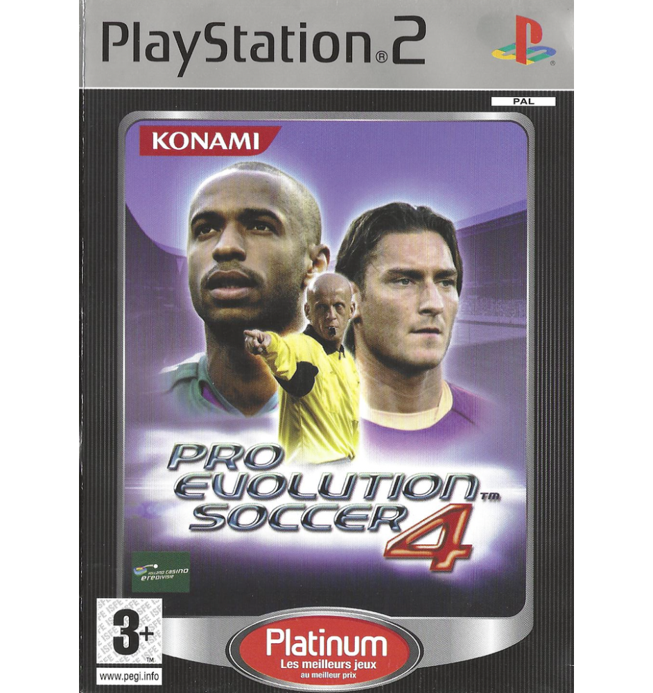 PS2 Pro Evolution Soccer 4 Plat Cib