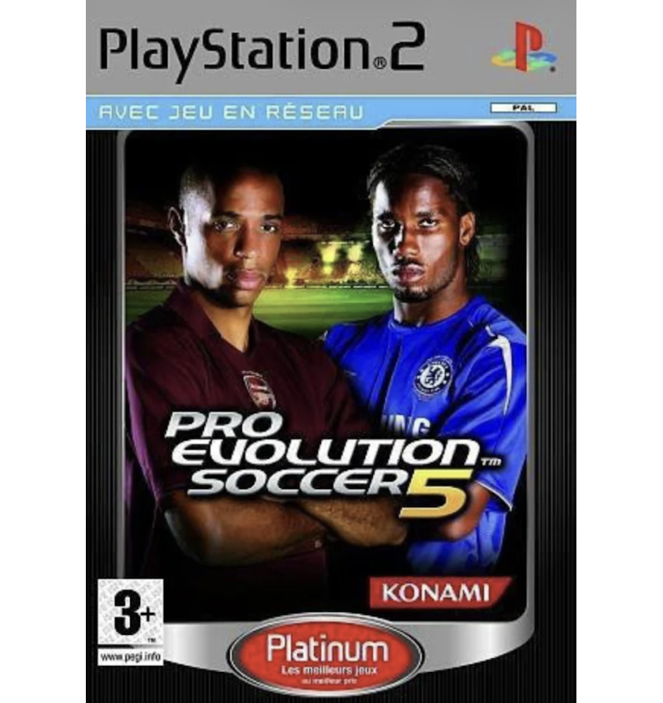 PS2 Pro Evolution Soccer 5 Plat Sn