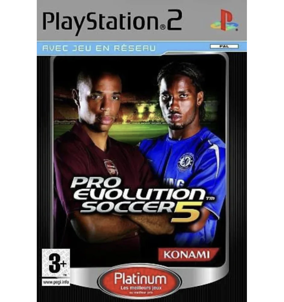 PS2 Pro Evolution Soccer 5 Plat Sn
