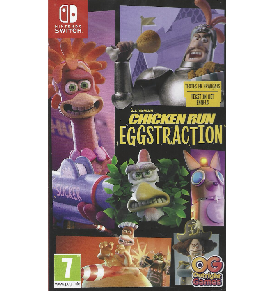 Switch Chicken Run Eggstraction Neuf