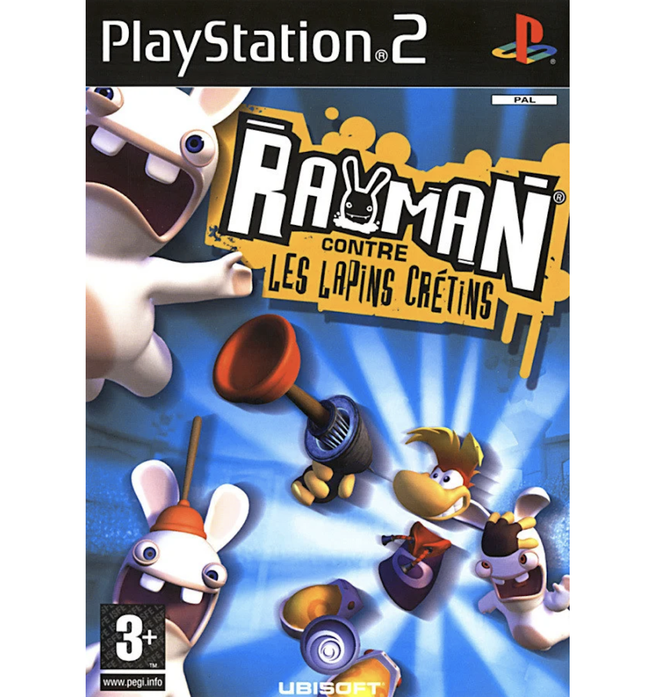 PS2 Rayman Contre Les Lapins Cretins Cib